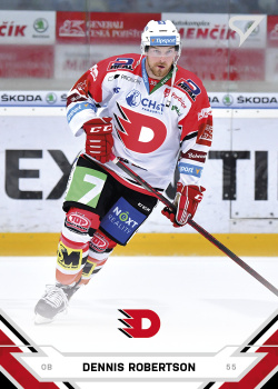 Dennis Robertson Pardubice Tipsport ELH 2021/22 SportZoo 1. serie #97